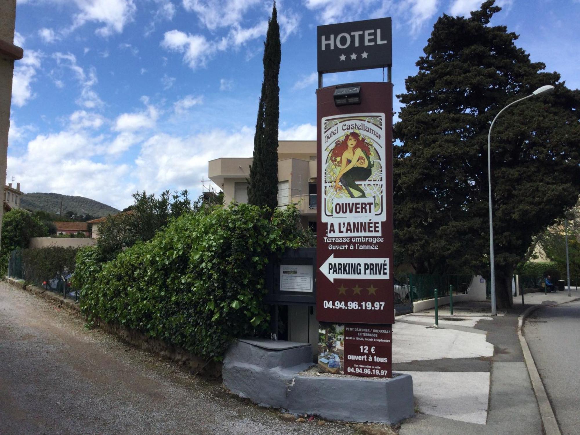 Hotel Le Castellamar Sainte-Maxime Exterior foto